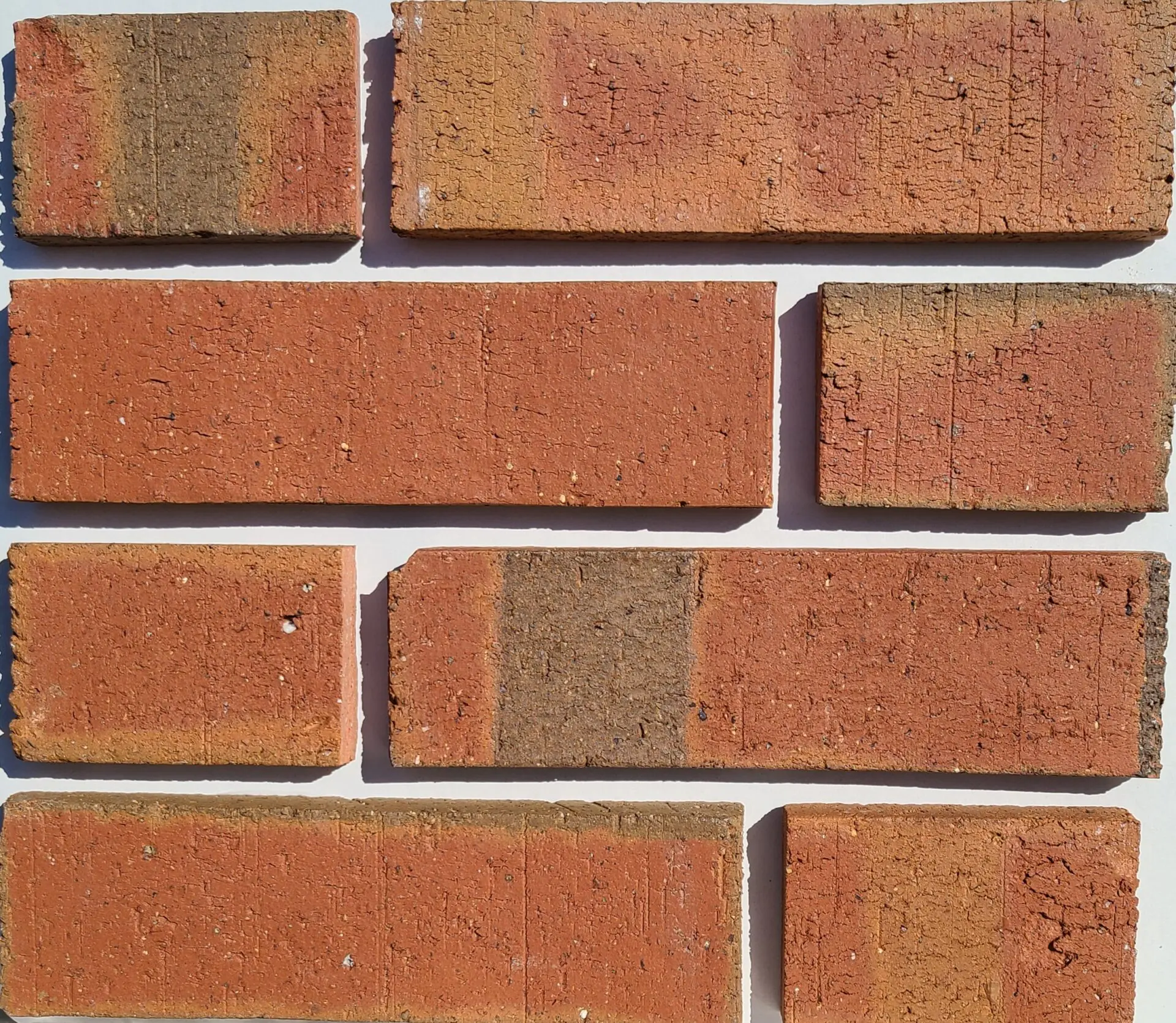 Sunset Wirecut Brick Wall